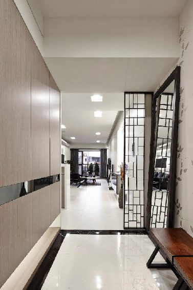 现代风格家居过道隔断设计 - 效果图