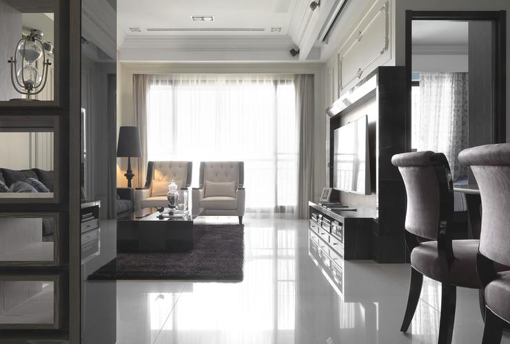 时尚现代简欧设计家装公寓精装图片 - 效果图