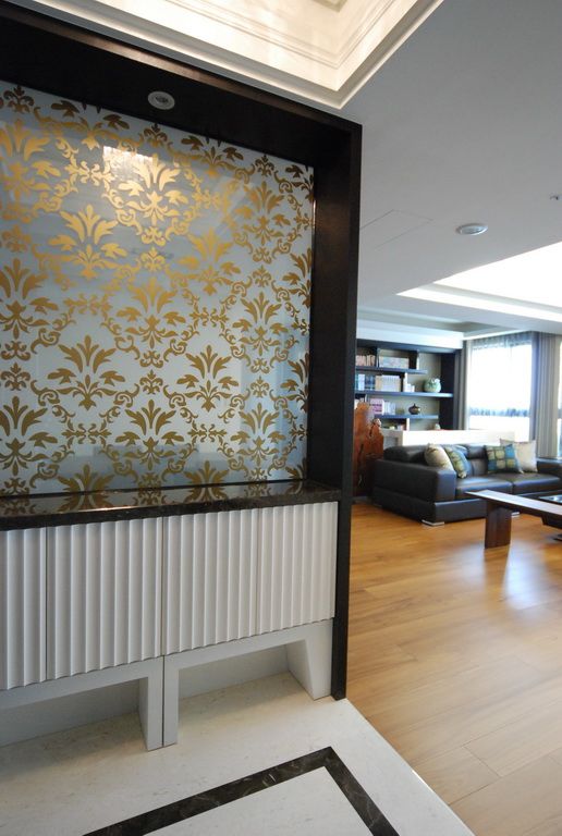 时尚现代家居隔断设计图 - 效果图