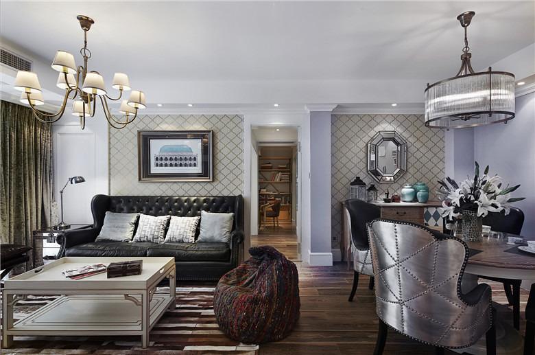 二居客餐厅美式风格装饰图 - 效果图