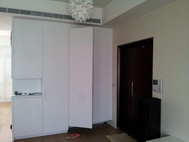 简约现代入户玄关鞋柜装饰图 - 效果图