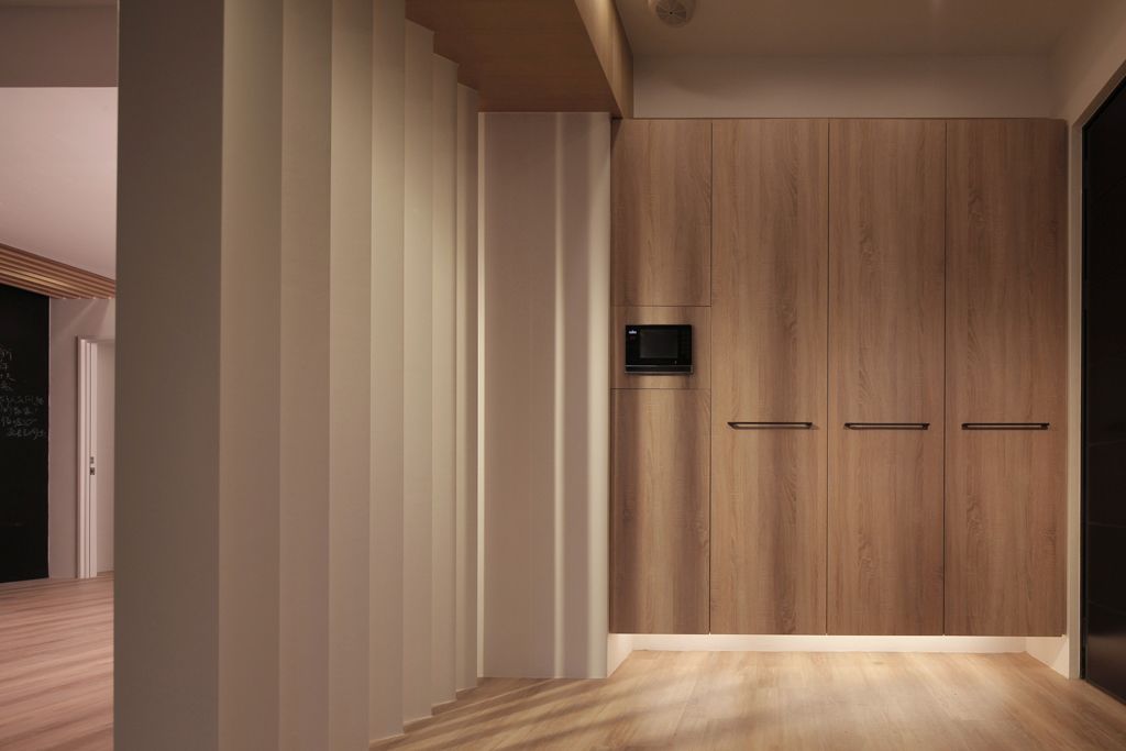 日式风格家装隔断墙设计 - 效果图