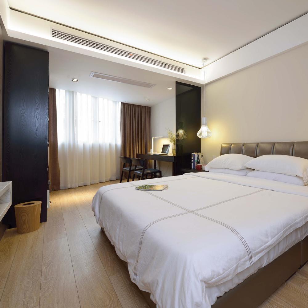 素雅温馨时尚现代卧室室内隔断设计装修图 - 效果图