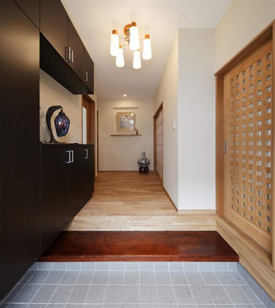 日式现代玄关过道设计装修图 - 效果图
