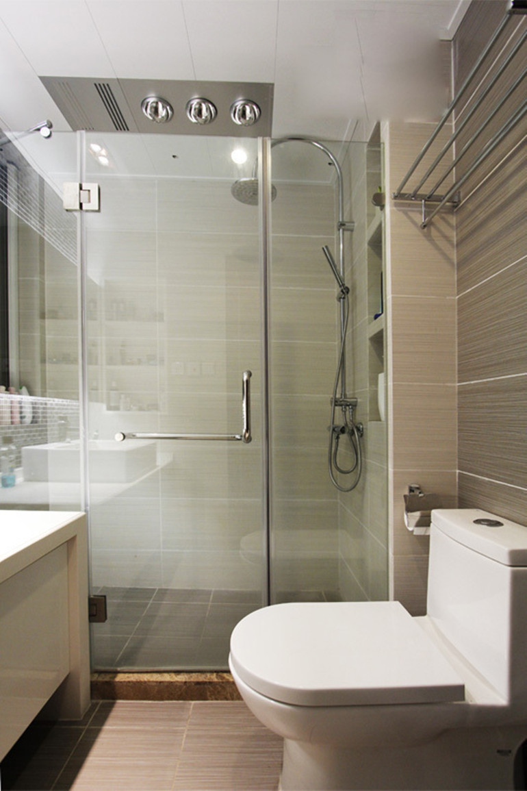 现代简约卫生间淋浴房效果图