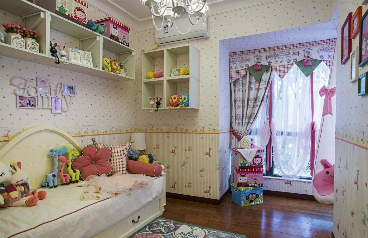 田园可爱儿童房设计装修效果欣赏图 - 效果图