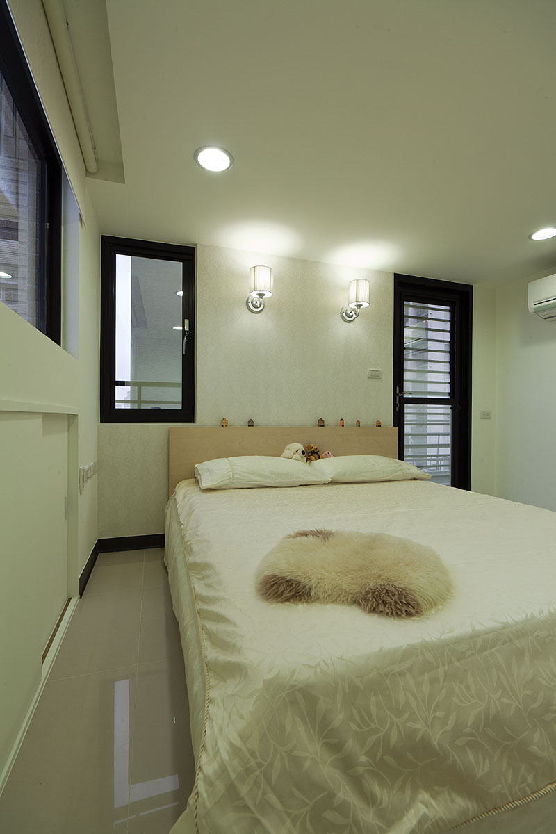 时尚摩登现代复式卧室壁灯设计图 - 效果图