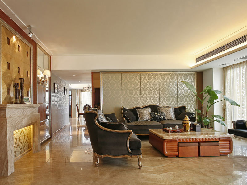 大气现代欧式混搭室内效果图