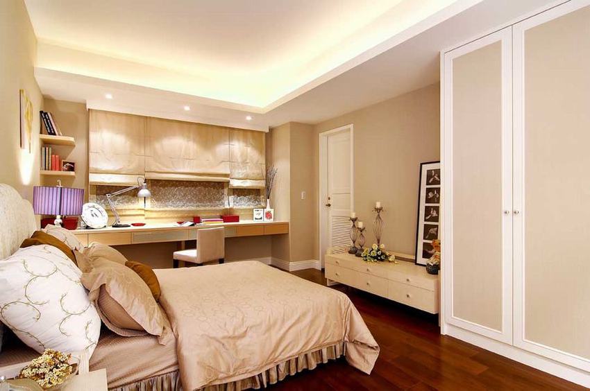 优雅现代三居卧室鉴赏图 - 效果图