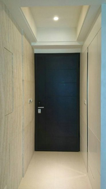 现代家装进门玄关吊顶设计 - 效果图