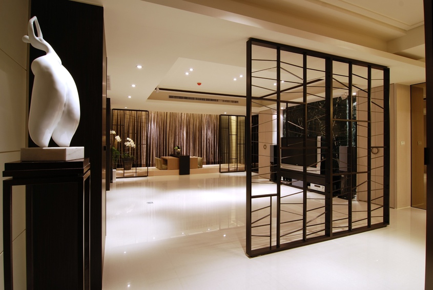 时尚都市简中式 客厅隔断欣赏 - 效果图