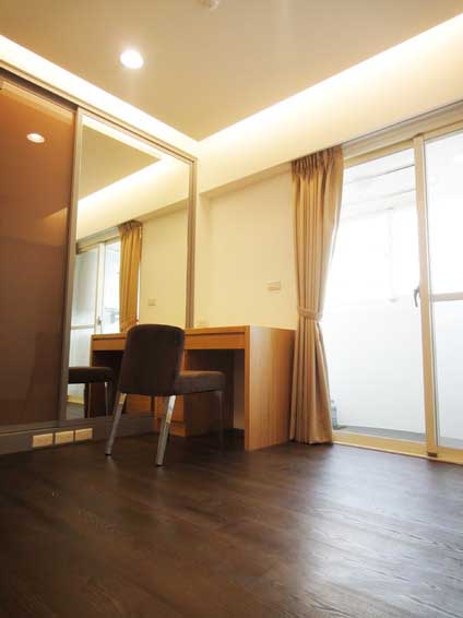 现代美式风格书房局部图 - 效果图