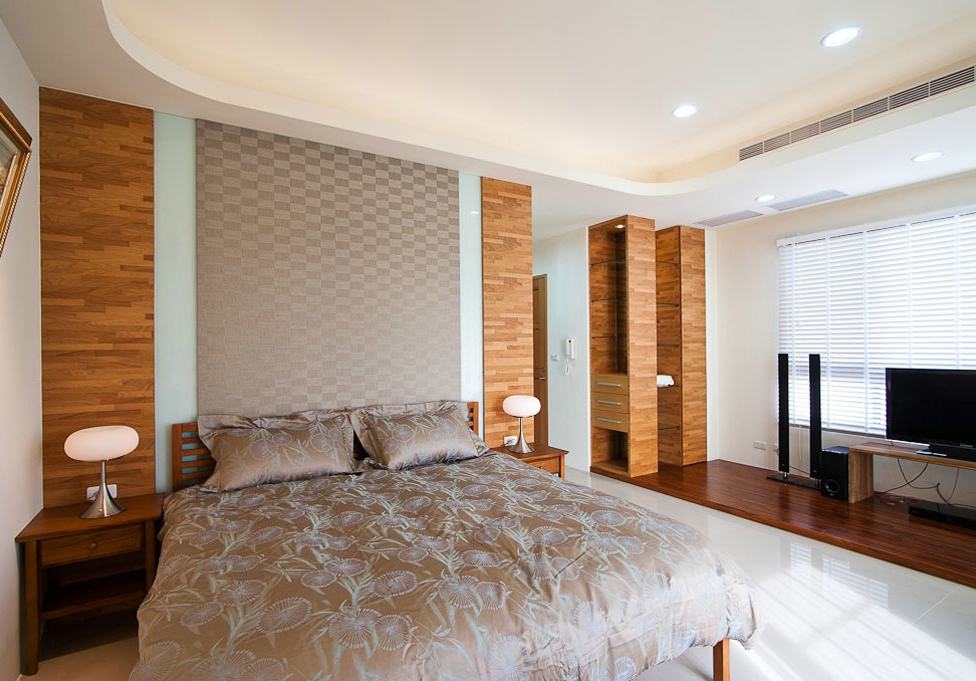 时尚潮流简约现代卧室装修效果图