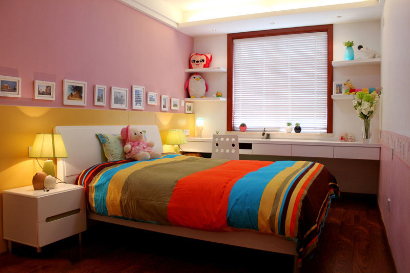 简约新中式儿童房装修效果图