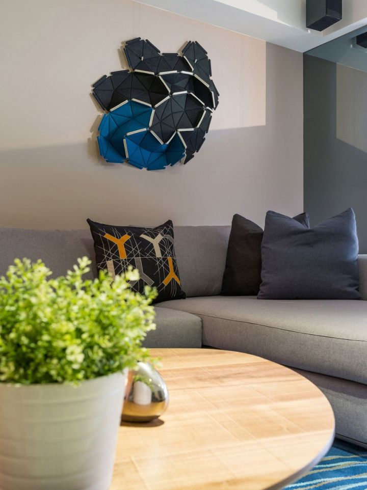 简约现代沙发靠垫装饰图 - 效果图