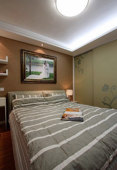 现代设计装修卧室美图 - 效果图