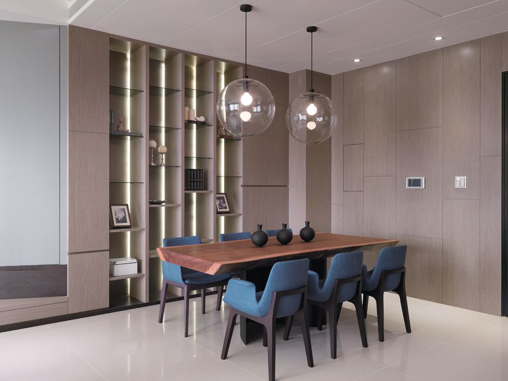 创意简约设计餐厅案例图 - 效果图