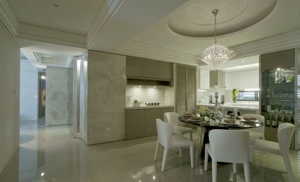 现代化的新古典风格餐厅装修效果图