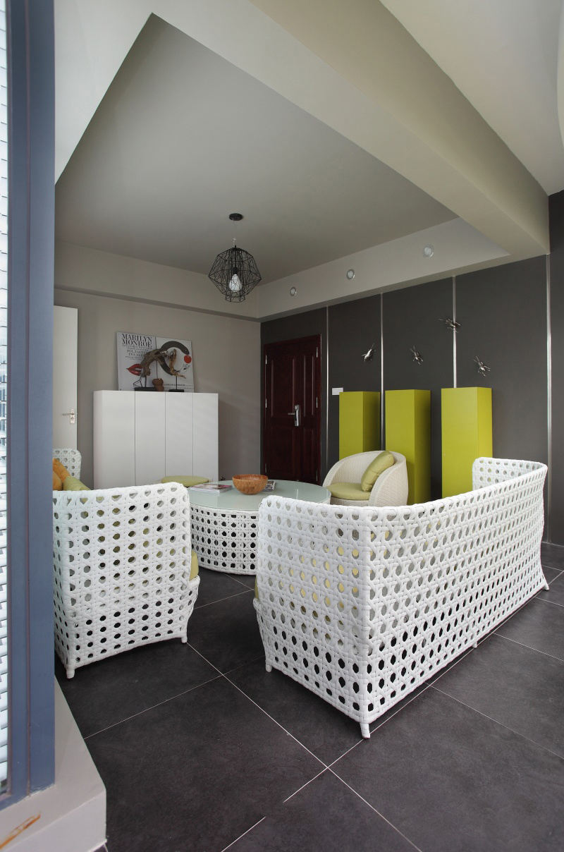 简约设计客厅吊顶效果图