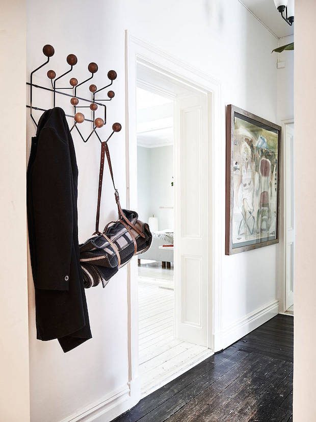 时尚北欧小户型客厅厨房过道效果图