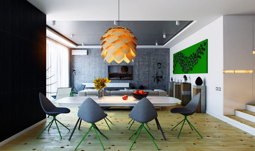 时尚现代餐厅布置效果图