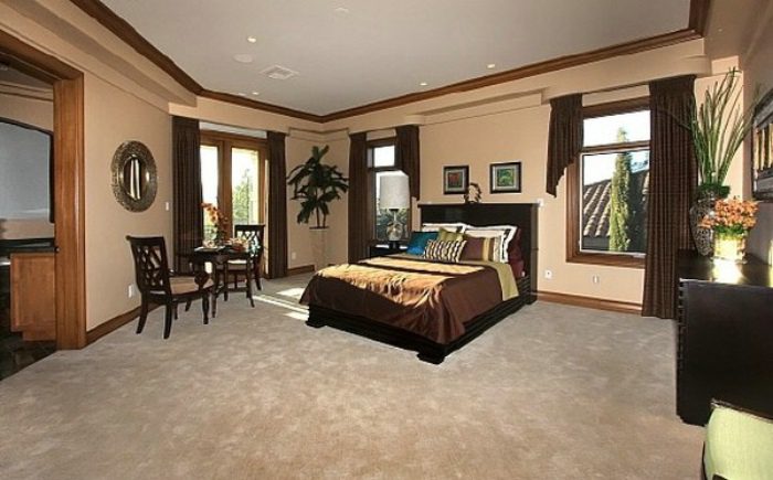 古典豪华现代别墅卧室设计 - 效果图