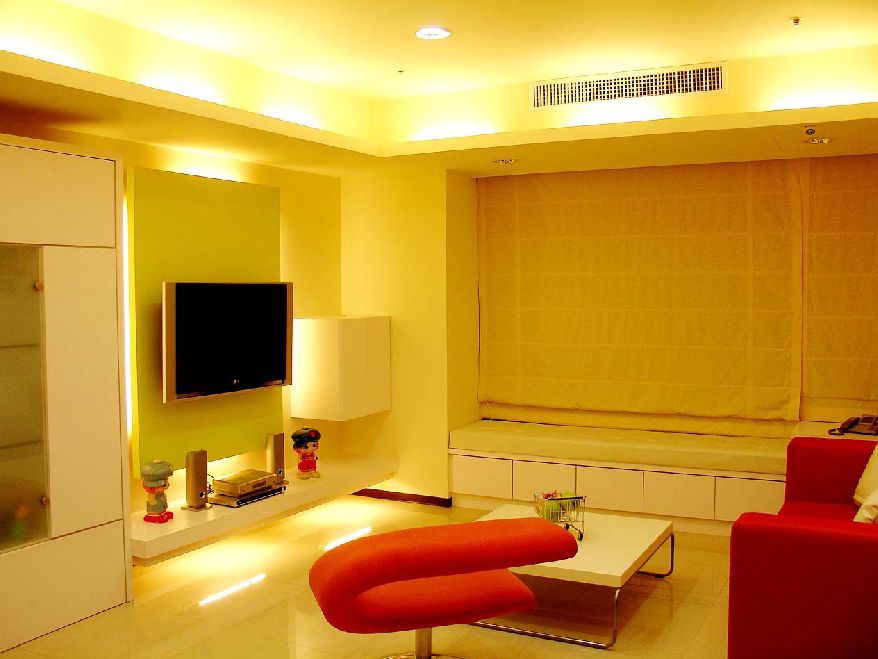 时尚现代宜家客厅设计装修图 - 效果图