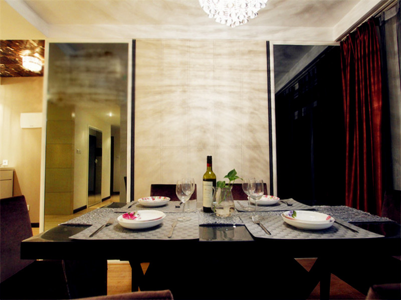 简约复古风餐厅效果图