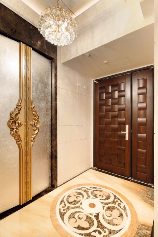 豪华现代别墅玄关效果图