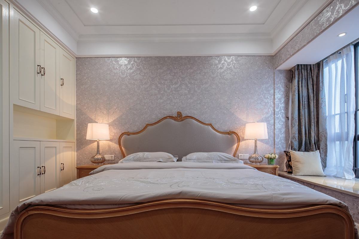 清新典雅美式卧室设计欣赏图 - 效果图