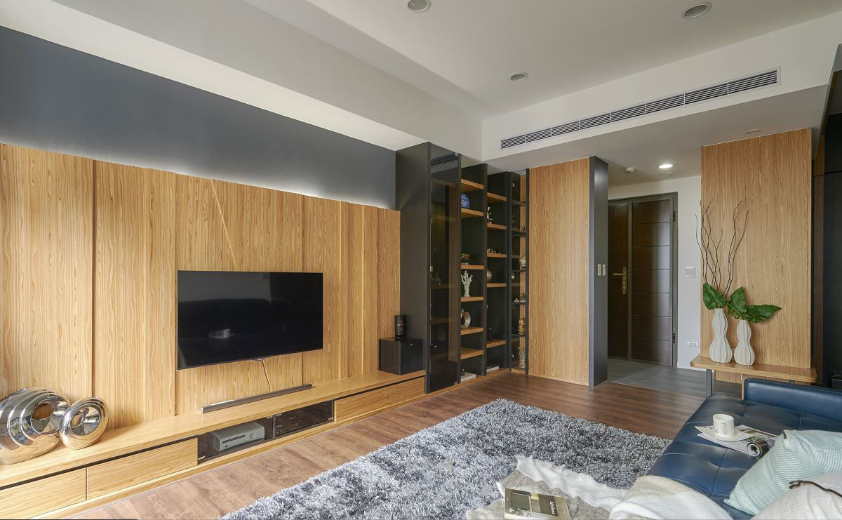 时尚自然韵味宜家风格设计客厅装潢欣赏图 - 效果图