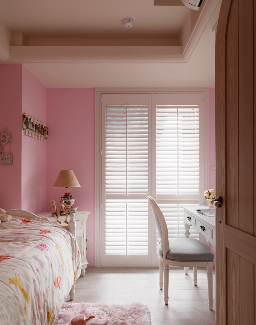 粉色可爱田园风儿童房设计装修图 - 效果图