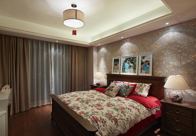 自然朴实乡村田园风新房卧室装修效果图