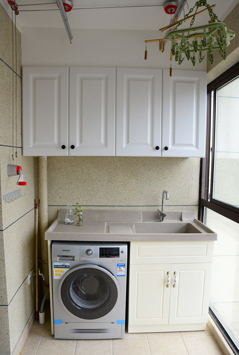 时尚现代家居阳台洗衣房设计 - 效果图