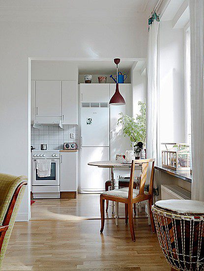 纯净简约小户型垭口隔断设计 - 效果图