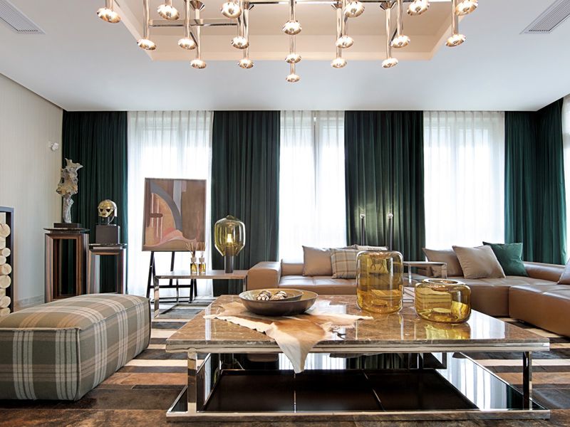 现代时尚设计公寓&别墅装潢案例图 - 效果图