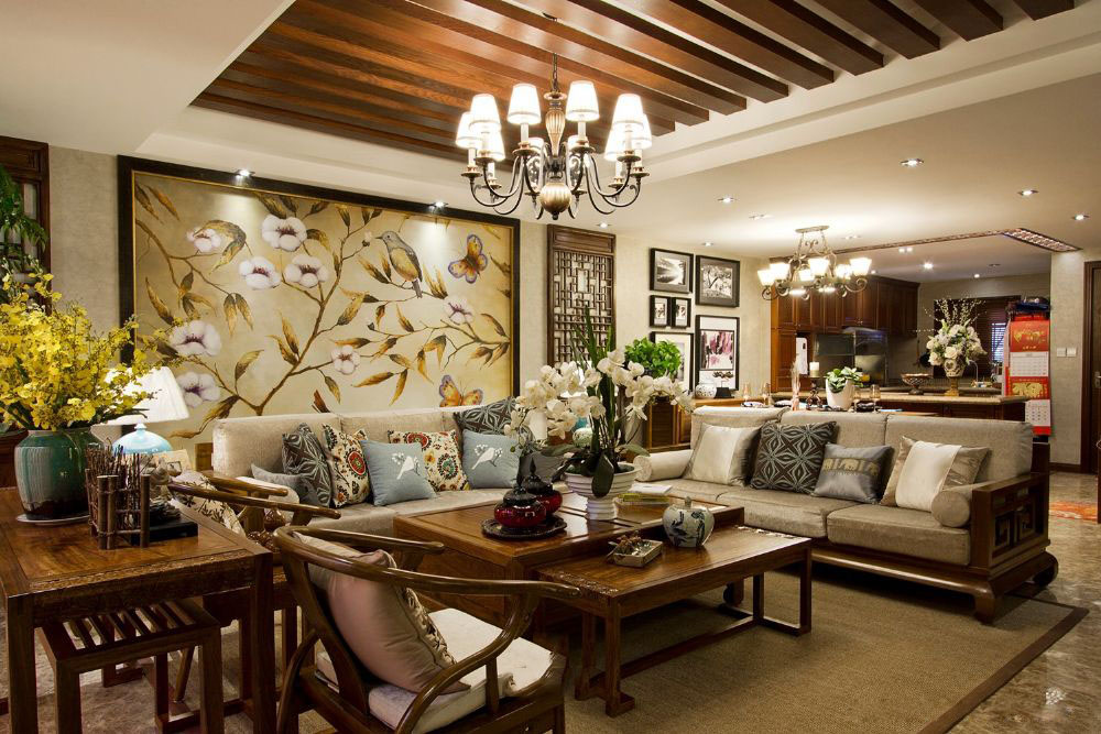 豪华东南亚风格公寓美图欣赏 - 效果图