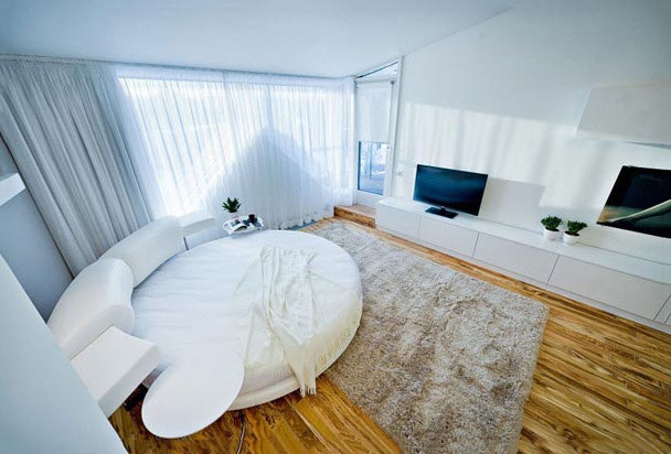 纯净现代简约卧室案例欣赏 - 效果图