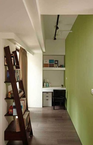 简约清新小书房设计效果图