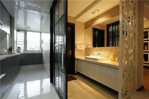 厨房卫生间推拉门效果图 安装推拉门有什么好处 - 选购指南