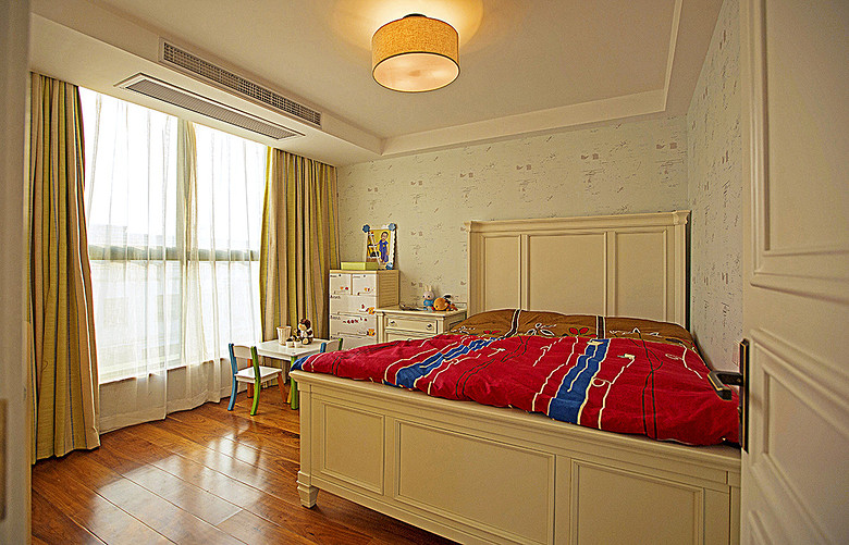 舒适简约美式儿童房效果图
