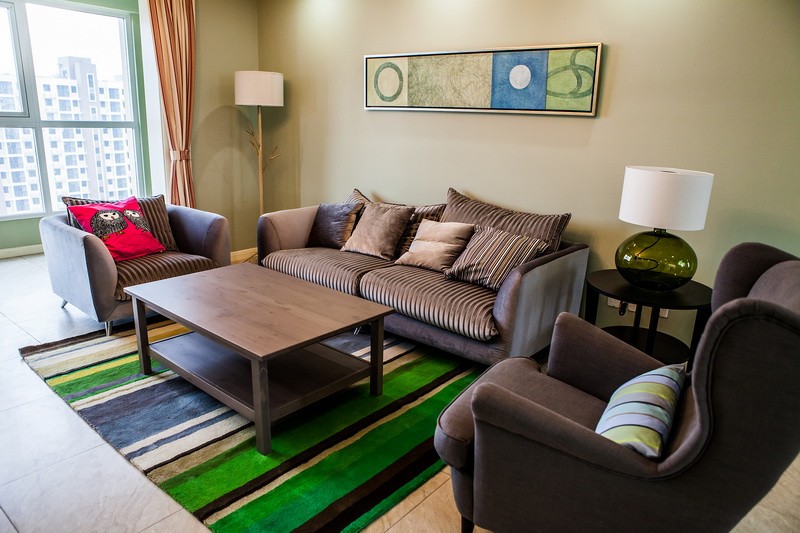 简约宜家风格小户型客厅软装装饰效果图