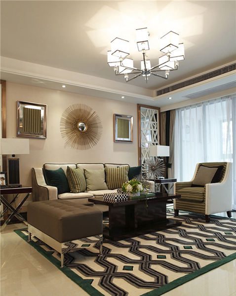 低奢现代波普风客厅效果图