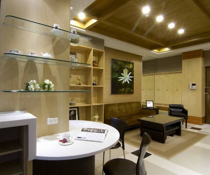 精致创意美式风格 玻璃置物架设计 - 效果图