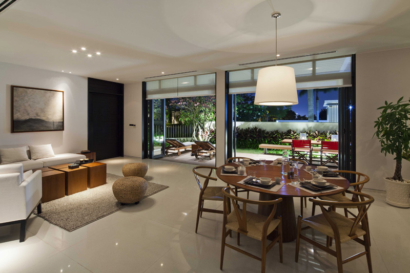 自然简约别墅餐厅吊灯图 - 效果图