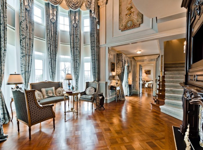 古典摩洛哥风情别墅 挑高客厅效果图