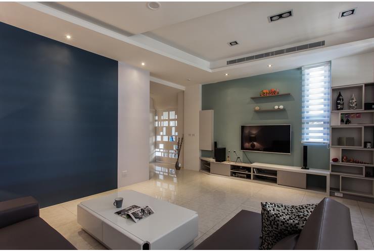 潮流时尚别致现代家居客厅装修欣赏图 - 效果图