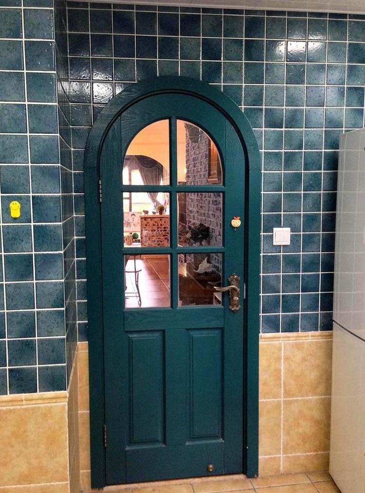 地中海复古风过道拱形门效果图