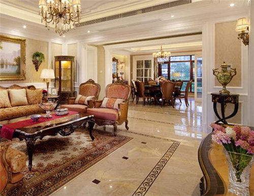 欧式客厅地砖装修效果图 欧式地砖色彩搭配大全 - 选购指南