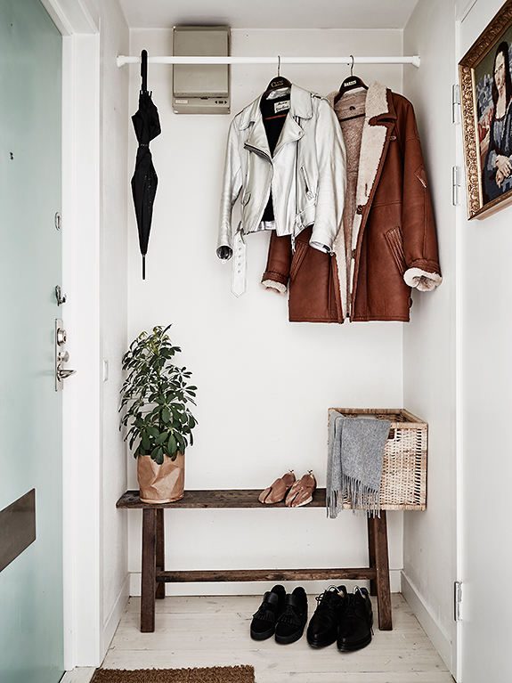 简约北欧实用小玄关设计 - 效果图